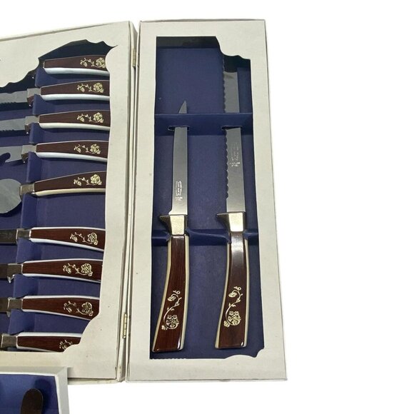 Sheffield English Blades Golden Prestige Cutlery Set 17 PCS Stainless Steel - Picture 2 of 6
